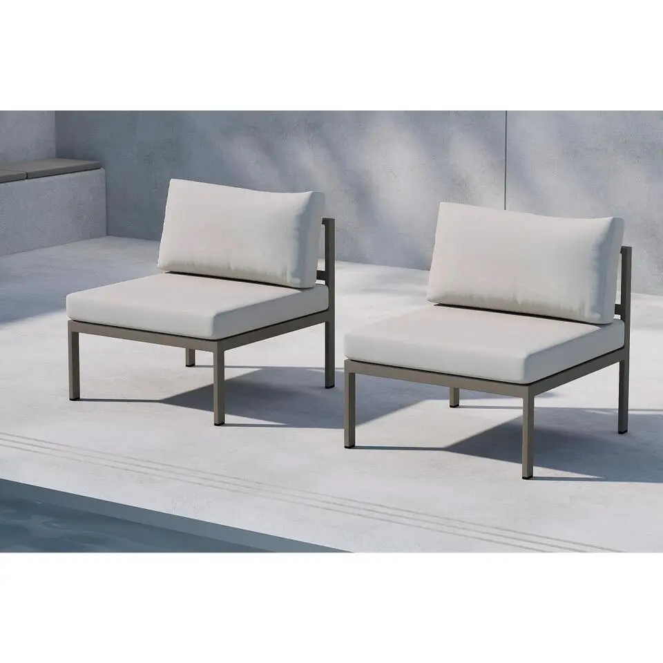 Svea - Diego bank module midden - bruin