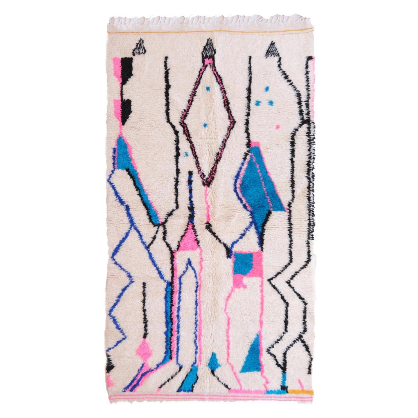 AFK Living vloerkleed Berber - handgemaakt - Wol - 160 cm x 230 cm