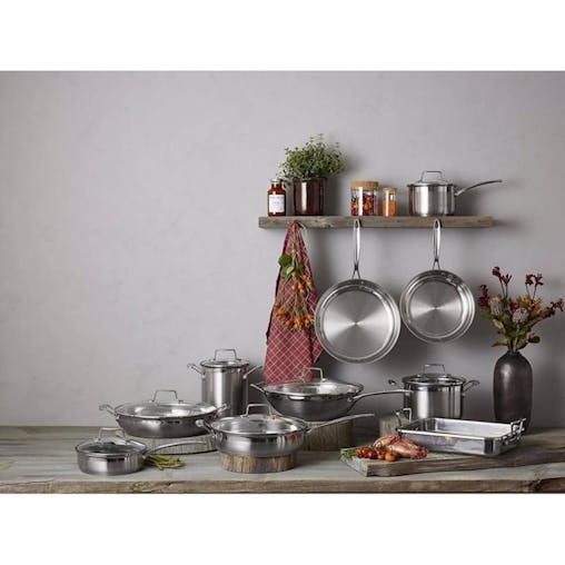 Scanpan Impact Stainless Steel Wok Without Lid 32cm