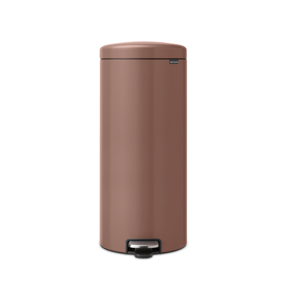 Brabantia NewIcon Pedaalemmer, 30 liter, kunststof binnenemmer - Satin Taupe