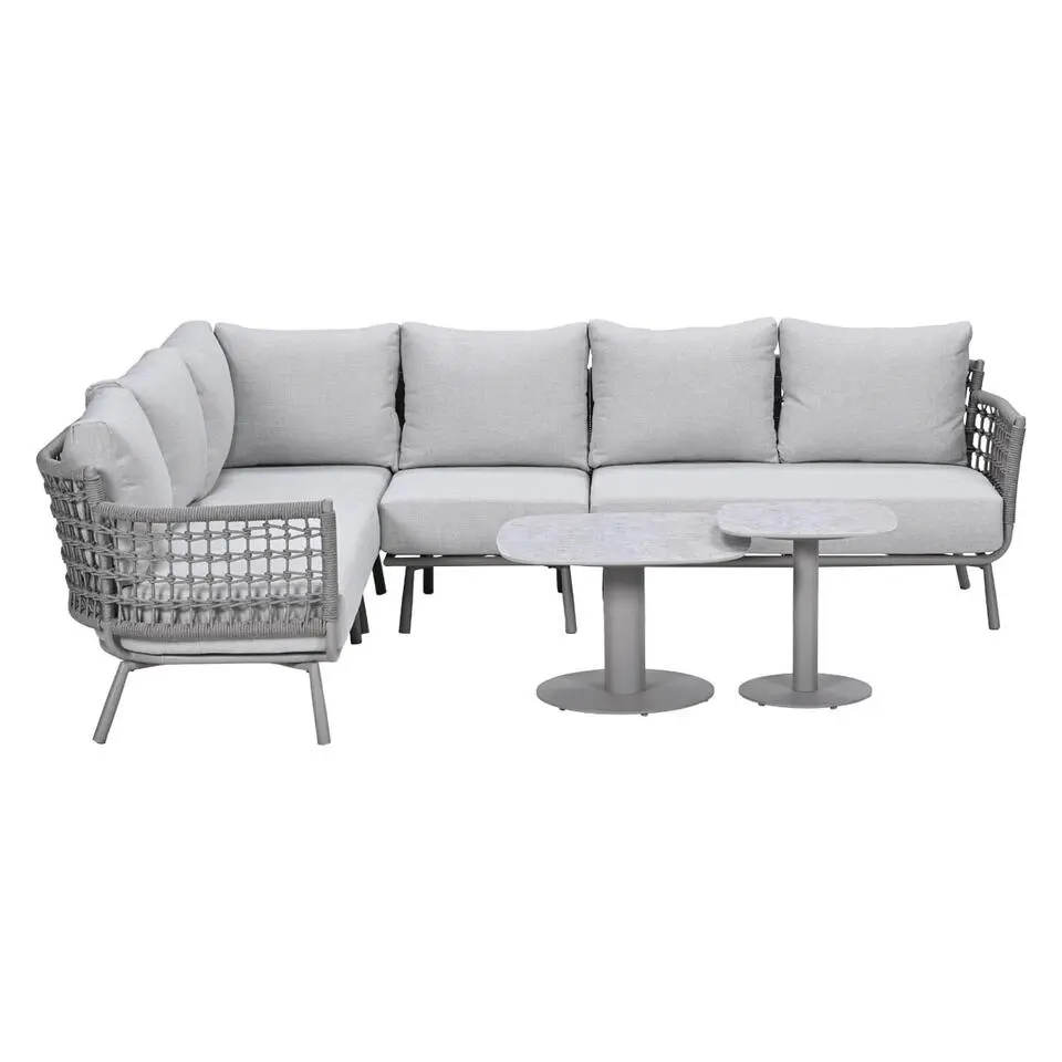 Garden Impressions Maud loungeset 6-delig - taupe