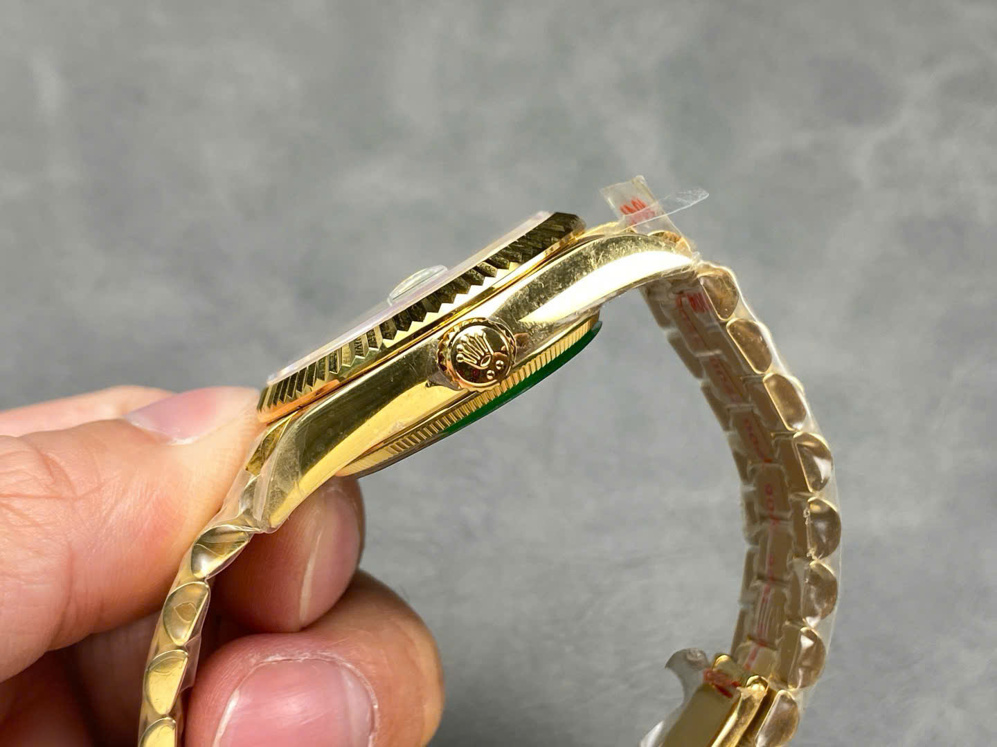 Rolex Day-Date 128238 YG Plated Puzzle Motif Dial 36mm Super Clone