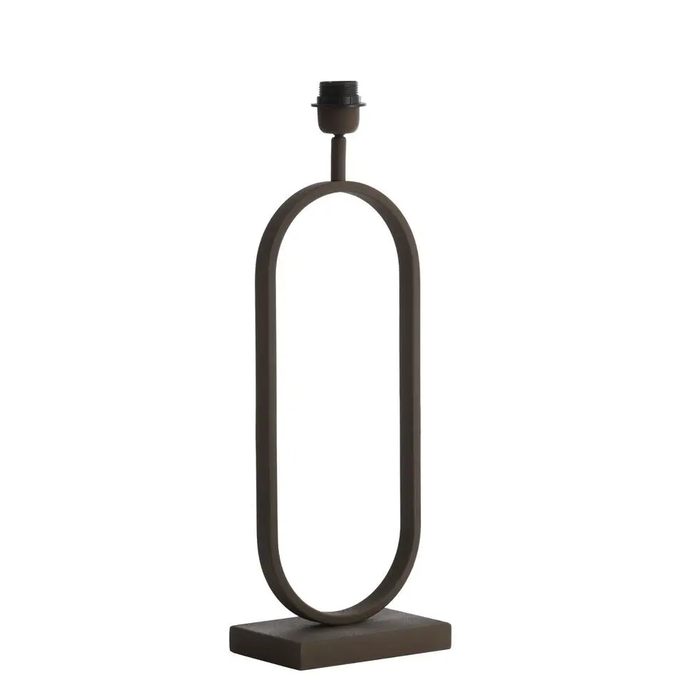 Lampvoet Jamiri - Bruin - 20x13x55cm