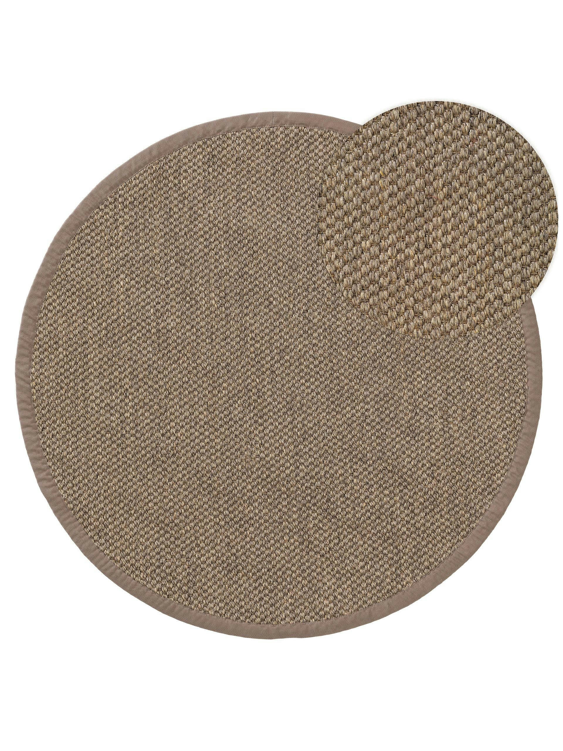 GRETA - Tapis sisal gris D 250 rond