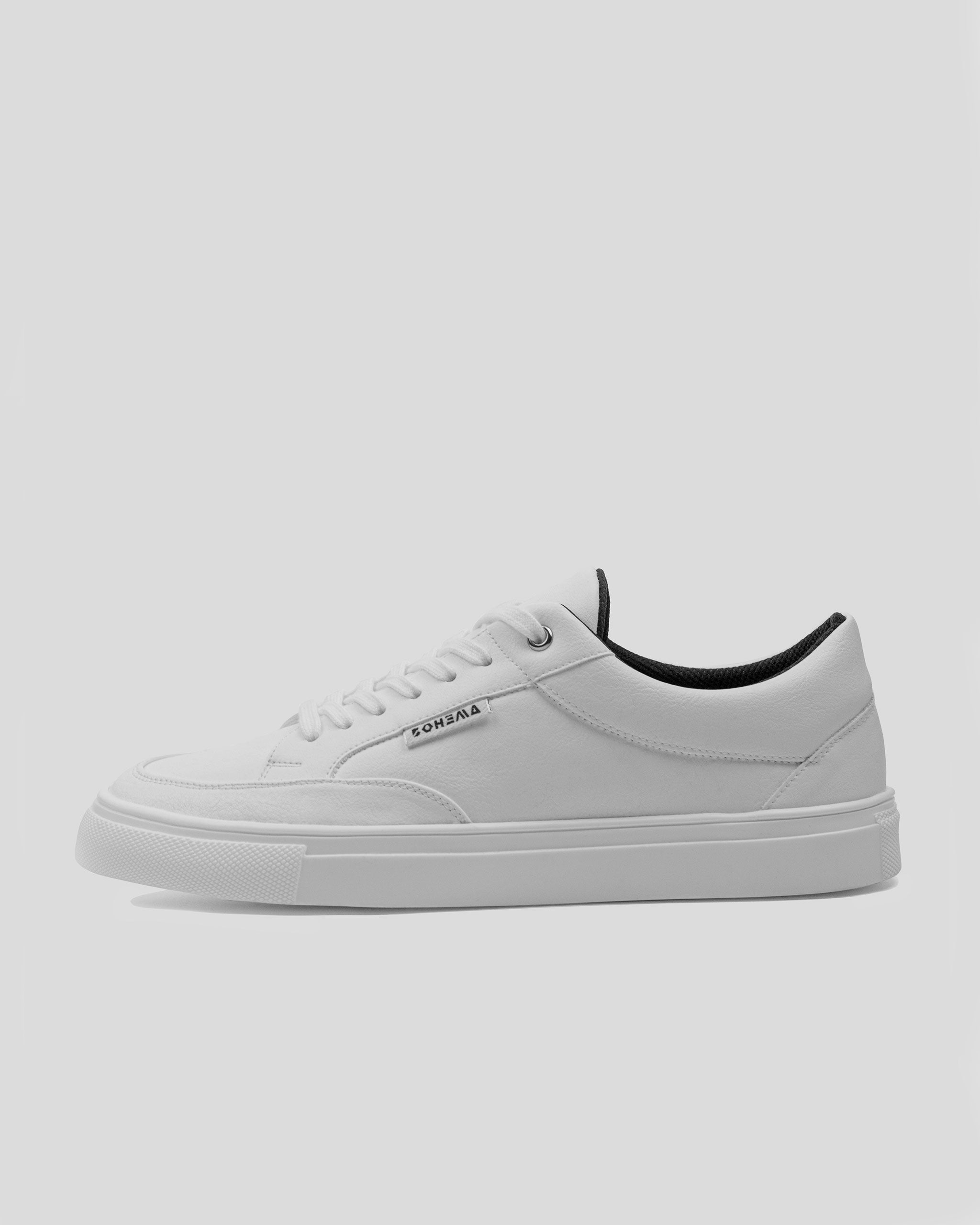 BOHEMA - Sneakers Awake Białe, ze skóry roślinnej, męskie