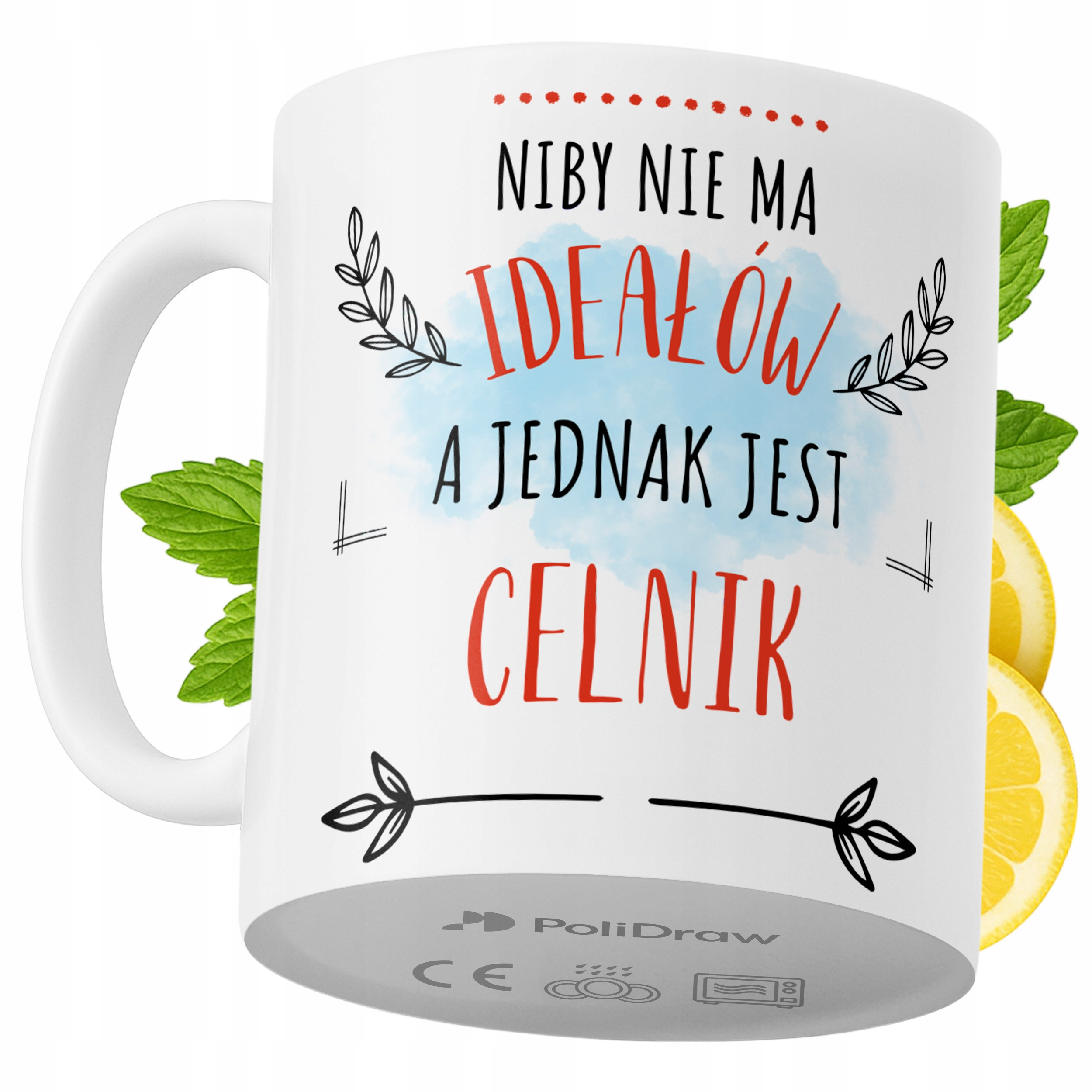 Kubek Dla Celnika na Prezent z Nadrukiem ze Zdjęciem 330 ml PoliDraw