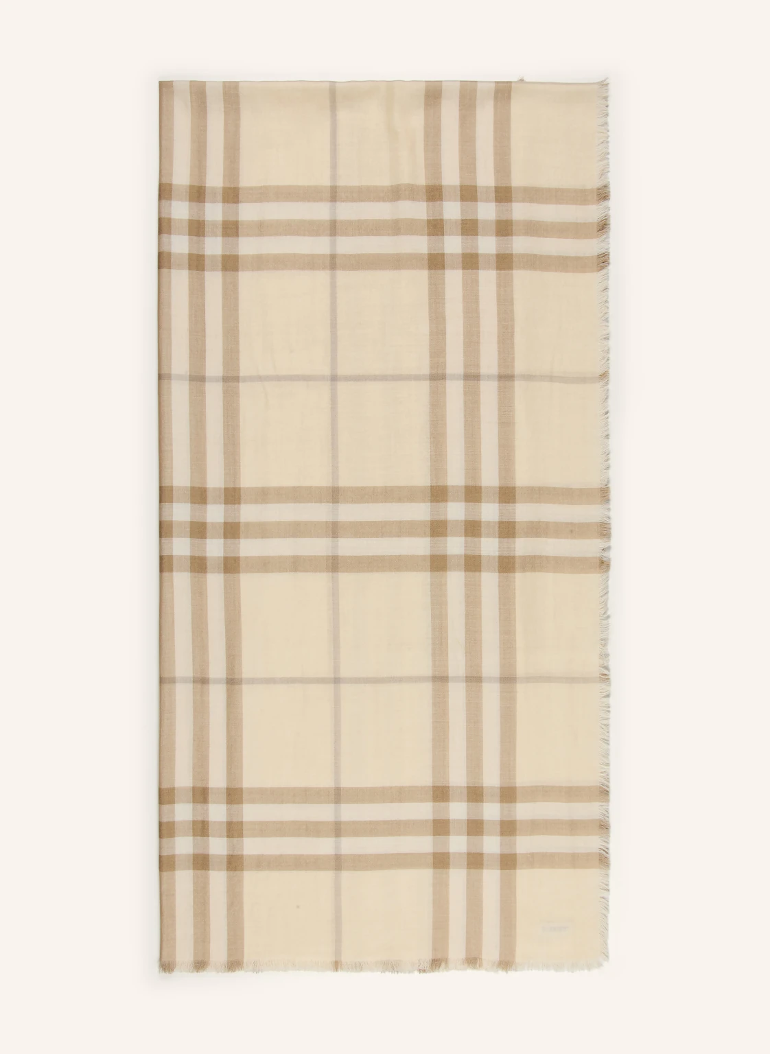 BURBERRY Schal mit Seide