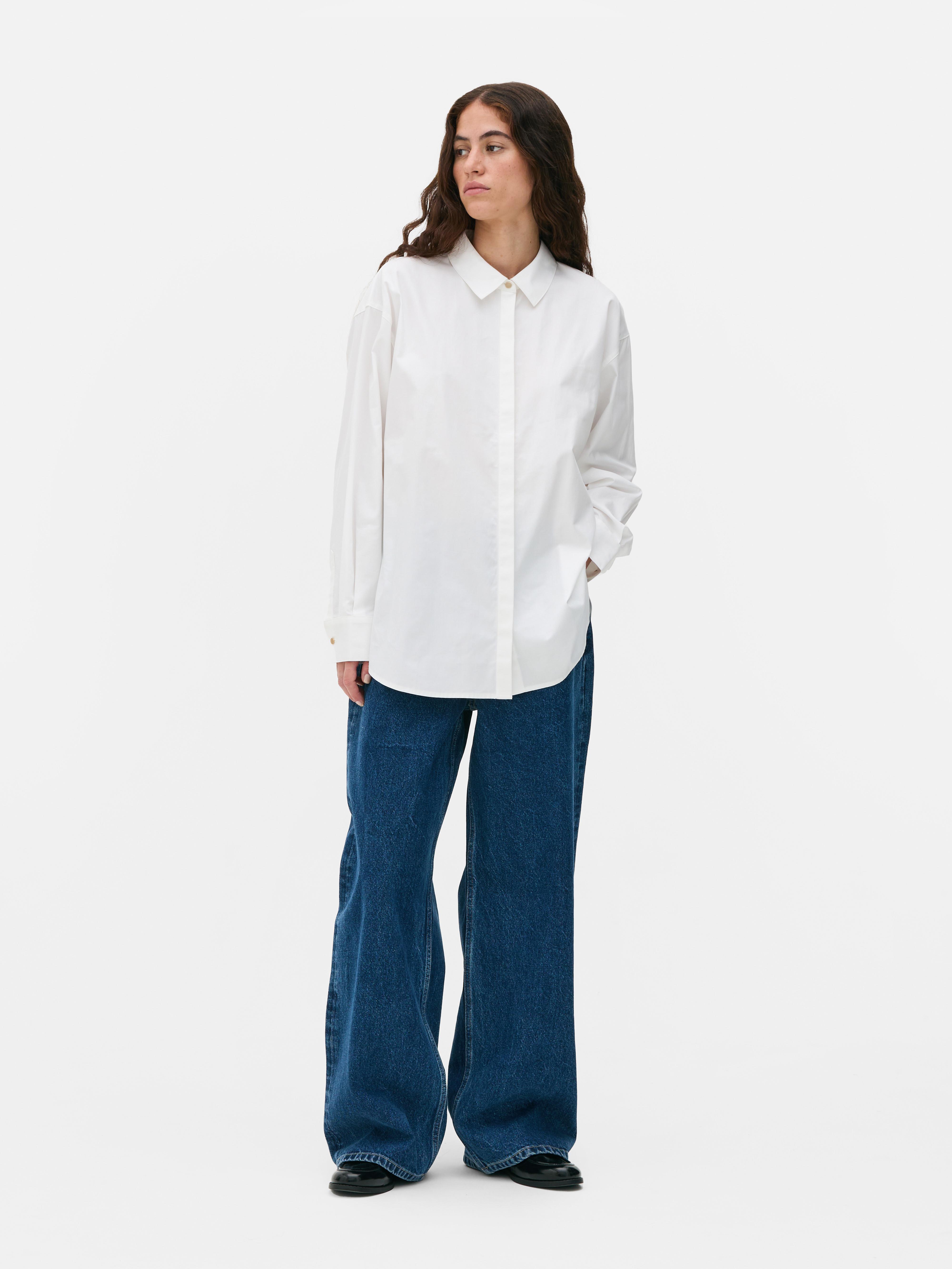 The Edit Essential Poplin Shirt