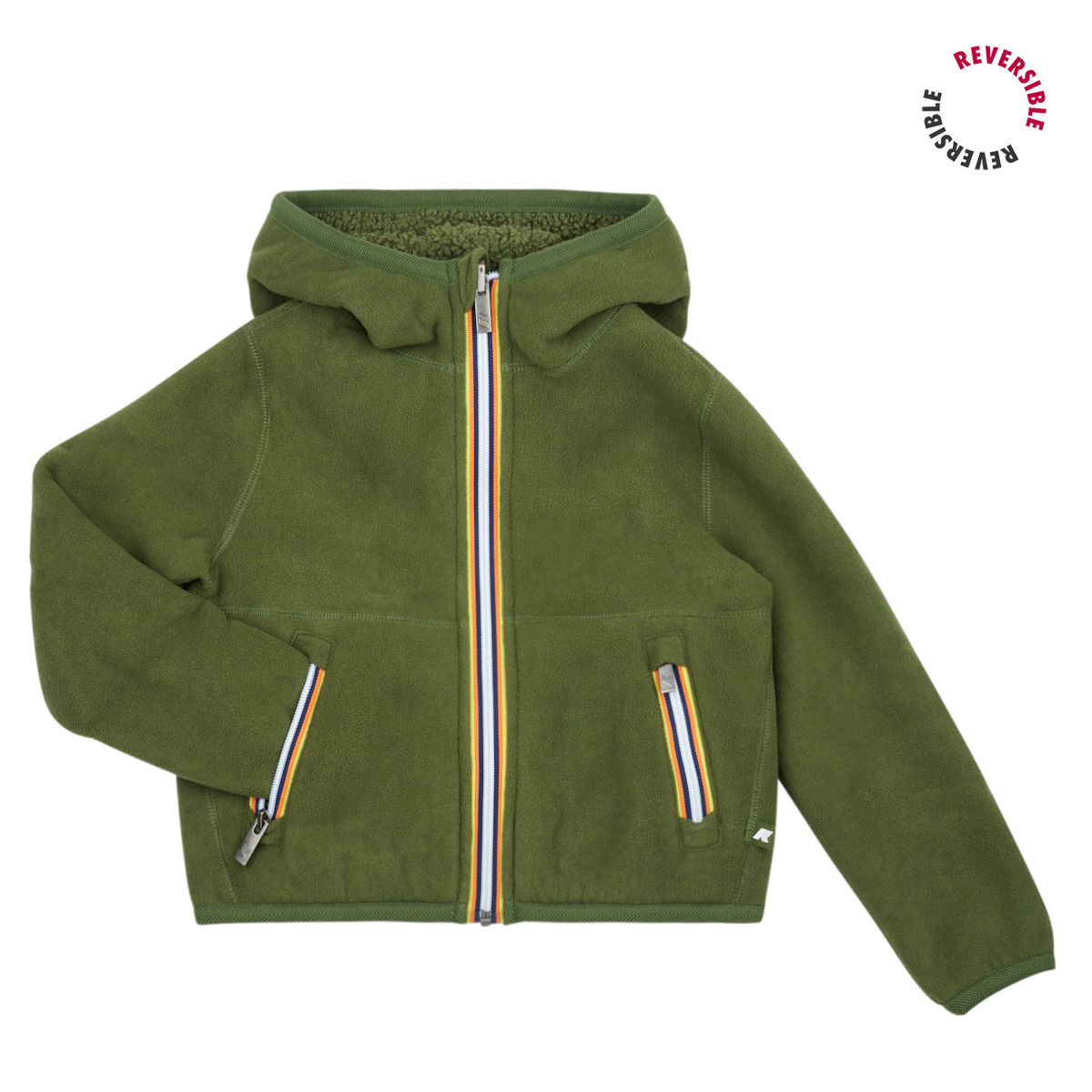 K-Way - P. JACK SHERPA POLAR DOUBLE - Kaki