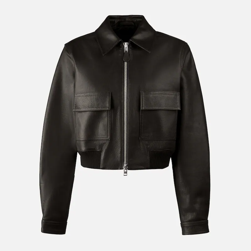 Jacket in nappa leather