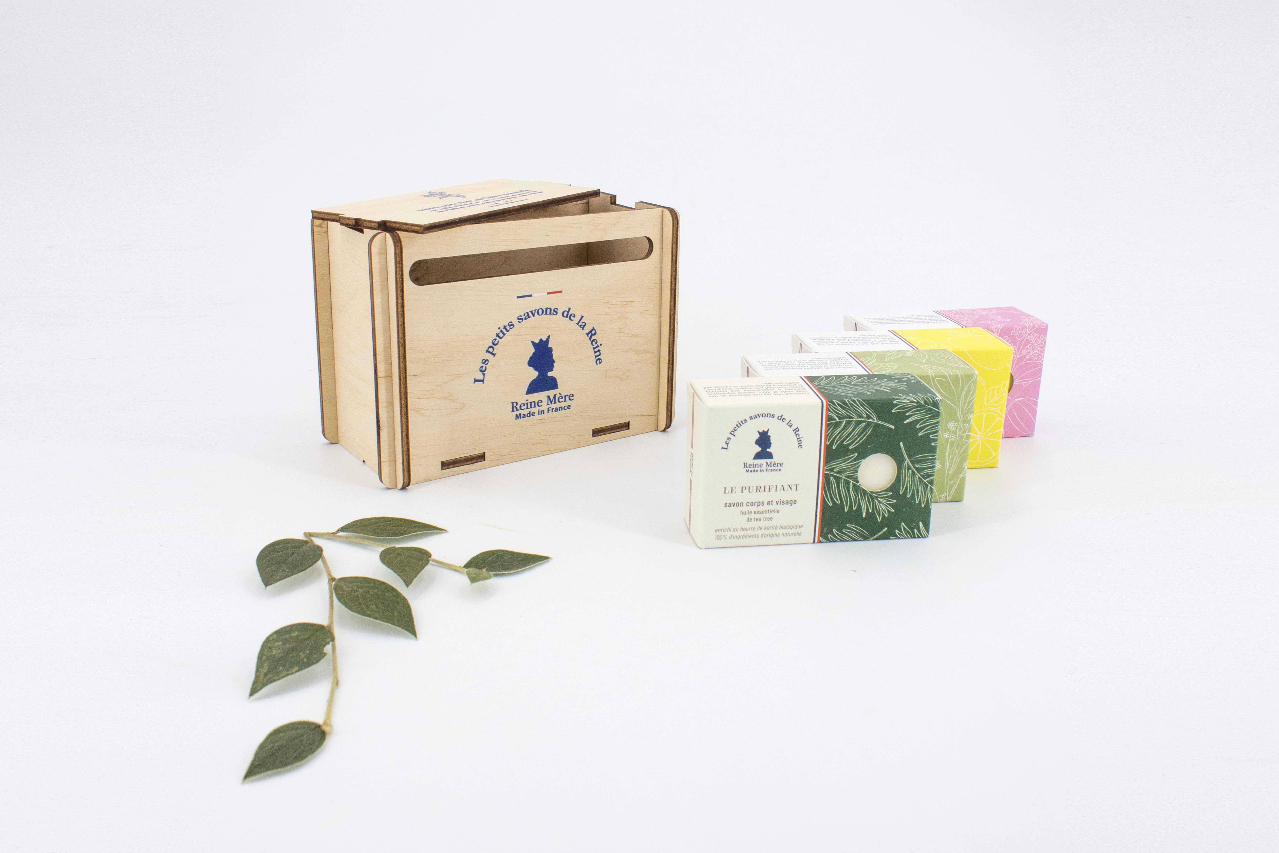 - Coffret cadeau 4 savons les Petits savons de la Reine