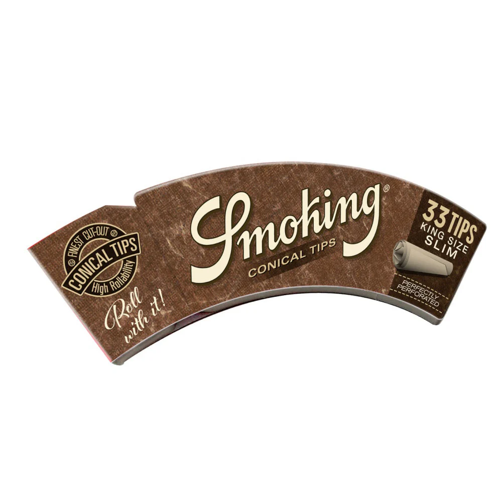 Smoking Brown Kingsize Conical Tips