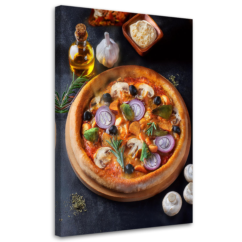 Feeby Obraz na płótnie, Pizza Jedzenie Kuchnia Bar 40x60
