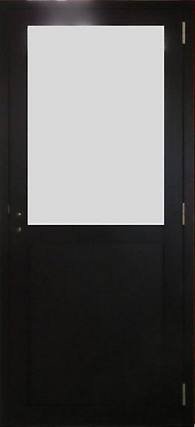 Bloc Porte Athena Noir H204 X L83 Cm Côte Tableau P.droit) Gd Menuiseries