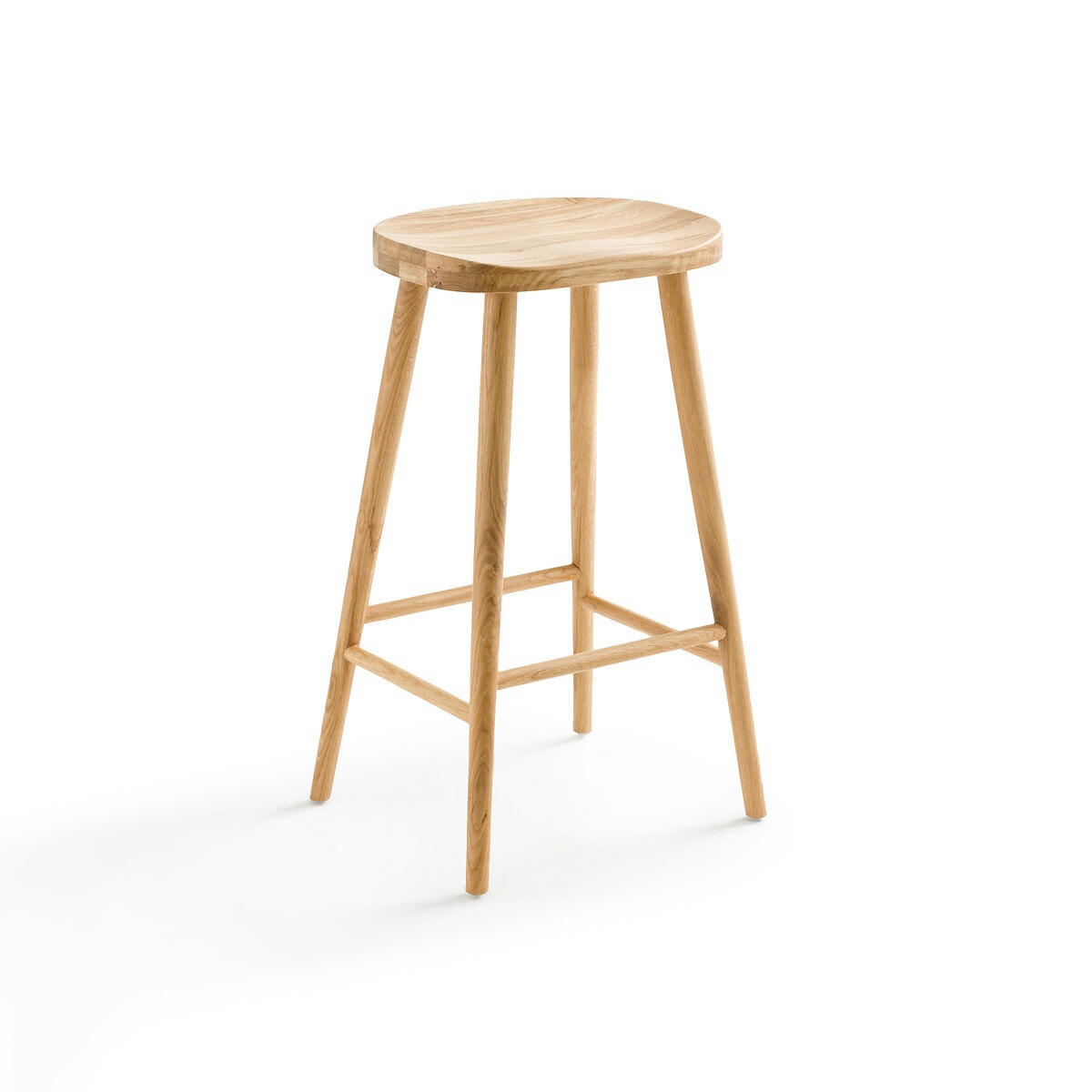 Tabouret de bar chêne massif H68, Dragy