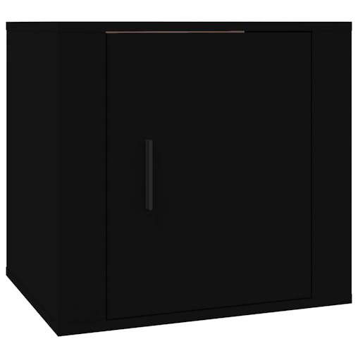 NNEVL Bedside Cabinets 2 pcs Black 50x39x47 cm