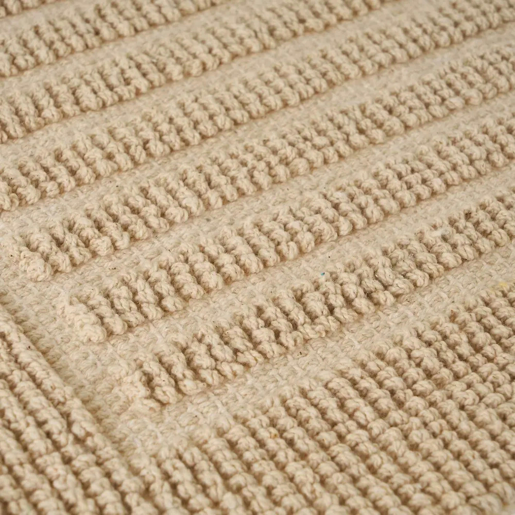 - Tapis de bain 100% coton beige 60x40cm