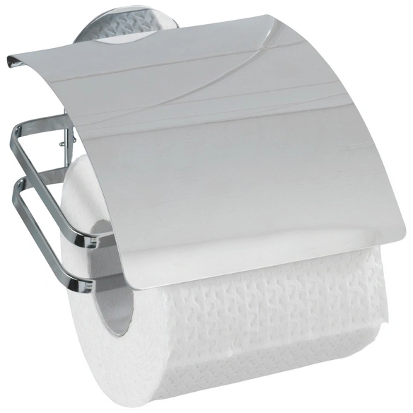 Toilettenpapierhalter, Edelstahl, silberfarben