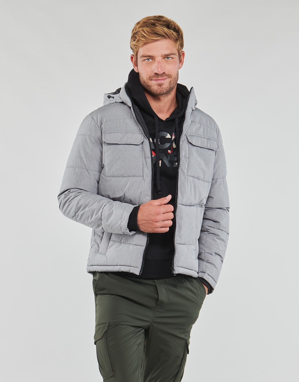 Jack & Jones - JJBRADY PUFFER - Grey