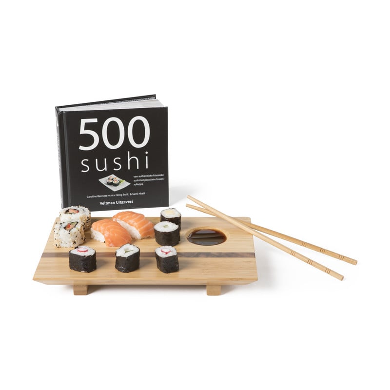 Kookboek 500 sushi �?Caroline Bennett m.m.v. Hong Sui Li & Sami Nkaili
