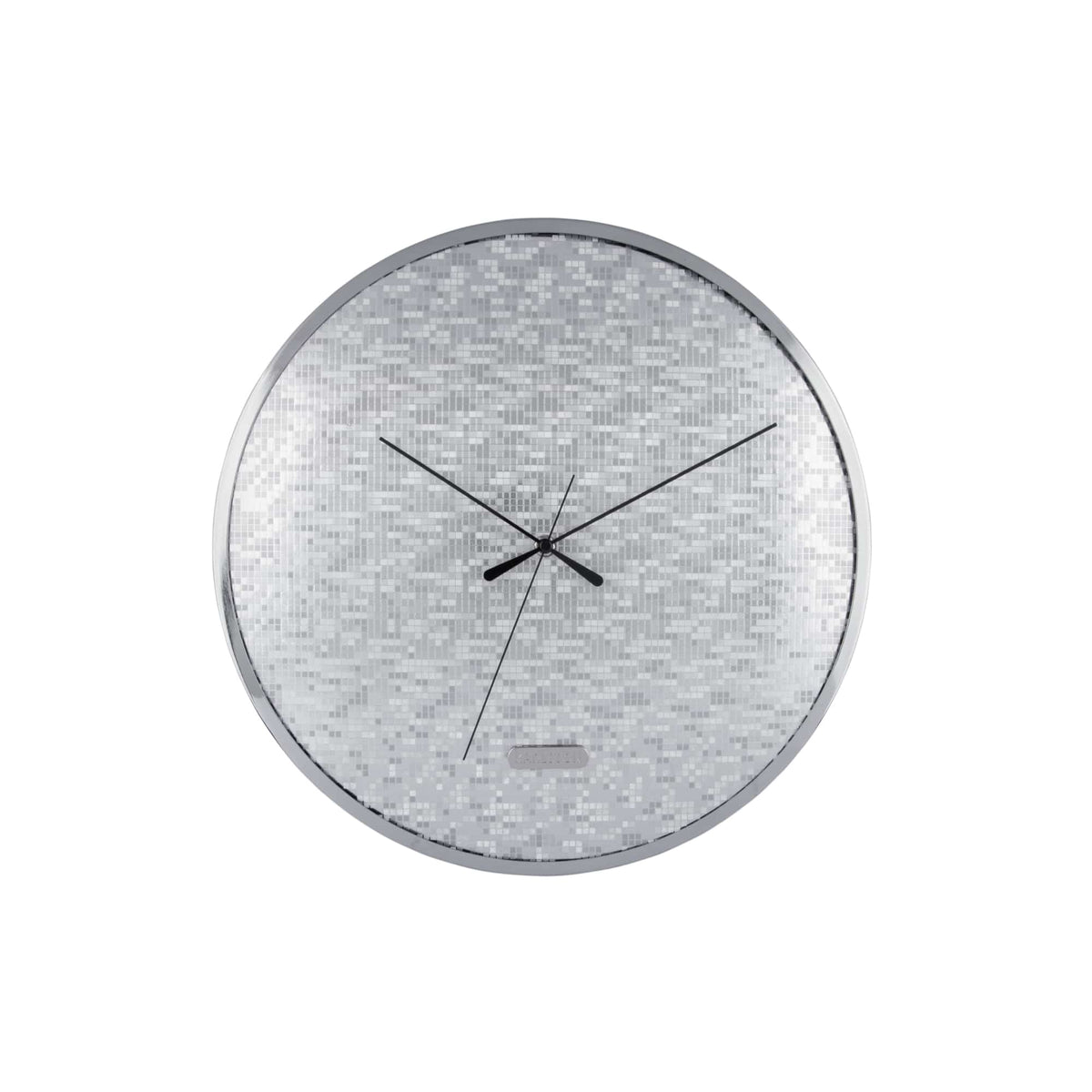Karlsson wandklok Disco - zilver - Ø40cm
