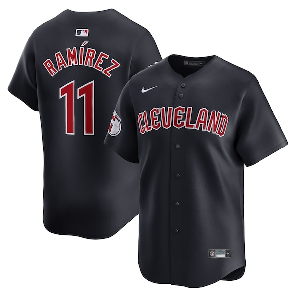 José Ramírez Cleveland Guardians Nike Alternate Limited Player Jersey – Navy
