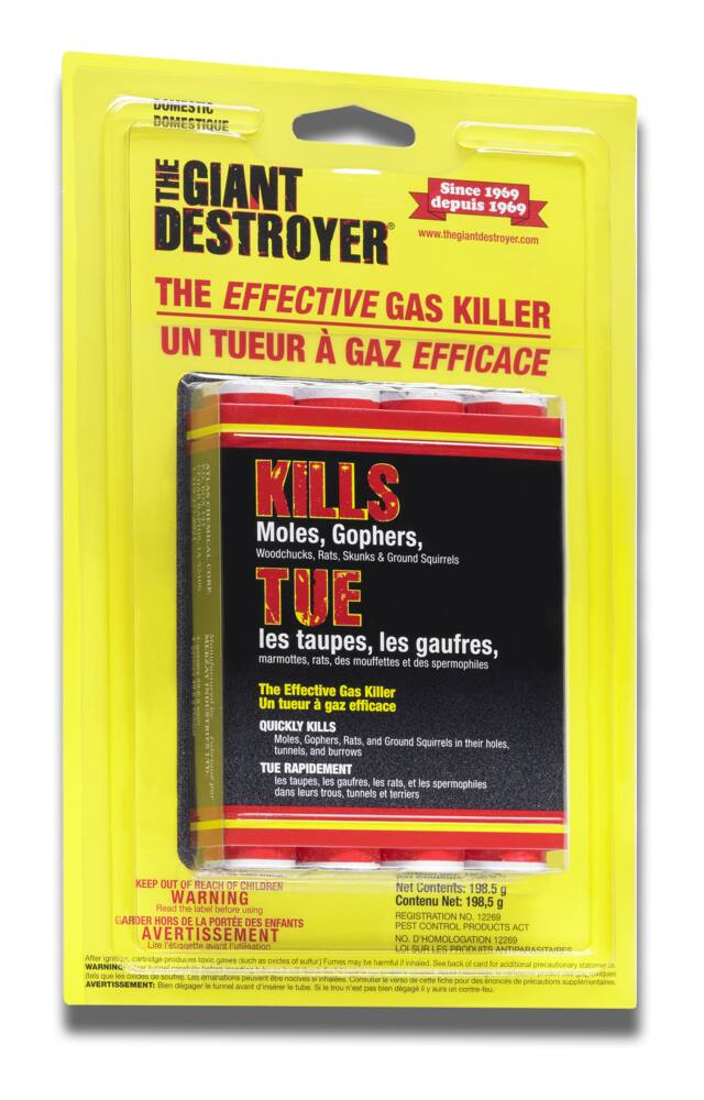 The Giant Destroyer Rodent Gasser, 4-pk