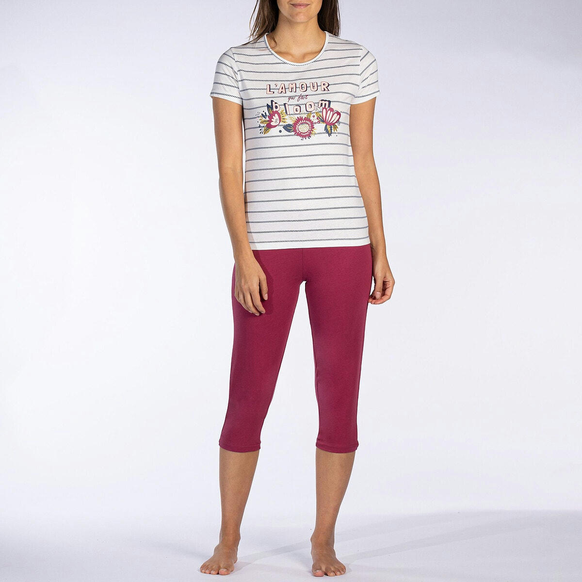 Pyjama corsaire en jersey Boum