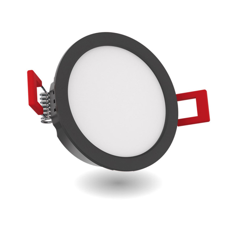 Spot encastrable LED noir Ø 7,5 cm 4 W 8 pièces XANLITE
