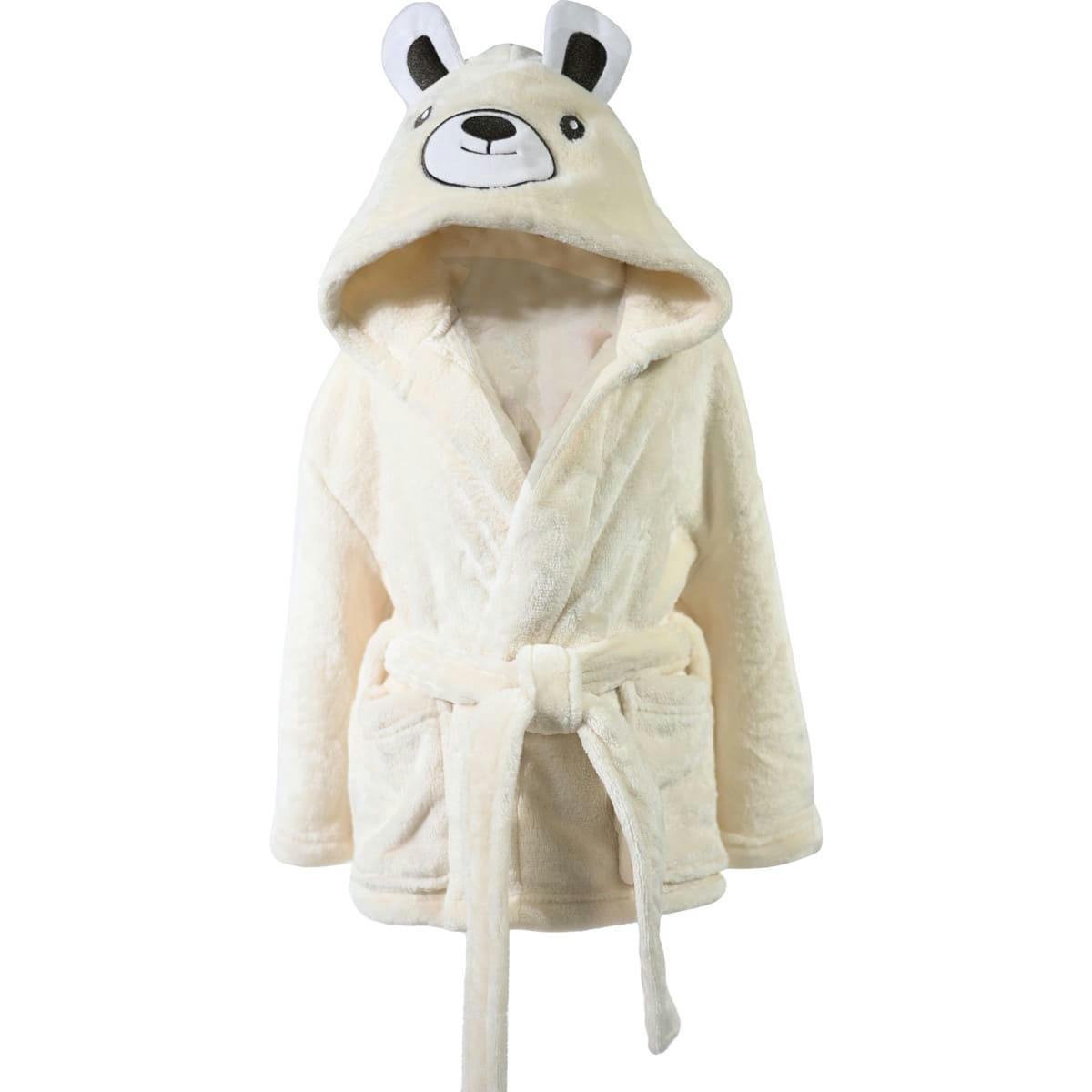 BABY KOMO BOBBY L'OURS - Peignoir enfant polaire doux & chaud  neige 03/04 ans