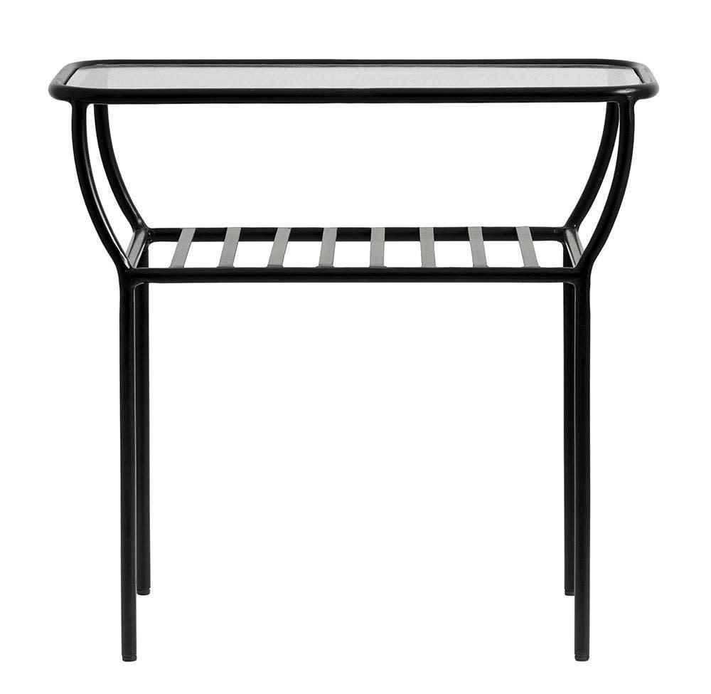 CHIC - Table de chevet en métal noir
