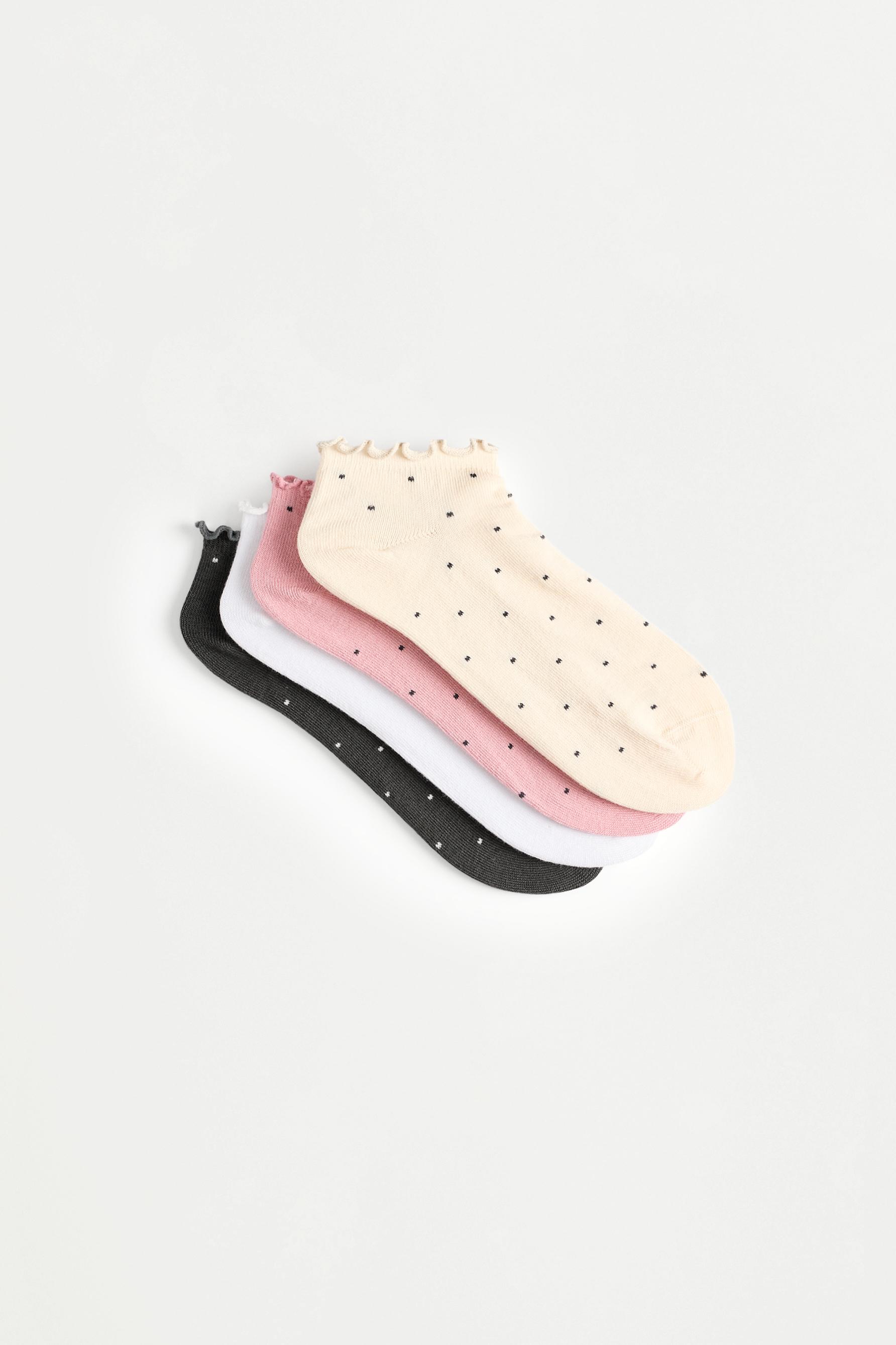 Calcetines tobilleros ondas (Pack 4)