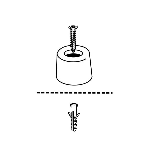 Bodentürstopper »EH2074«, transparent, Gummi