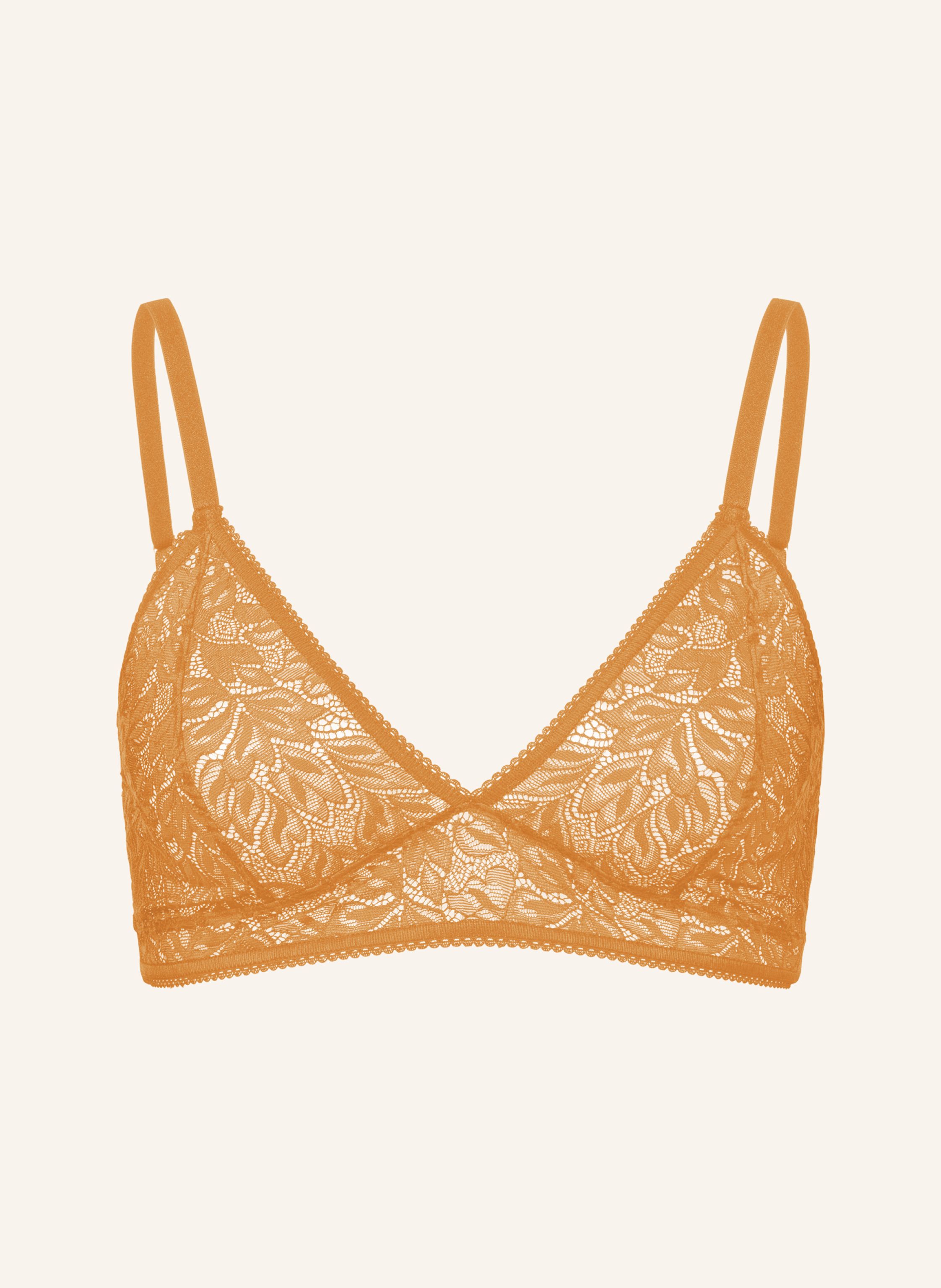erlich textil Iconic Lace bügelloser Triangel BH mittlerer Halt aus Spitze - verstellbare Träger