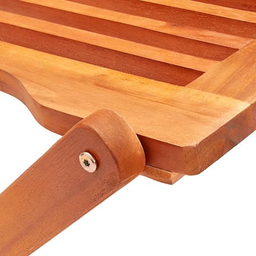NNEVL Folding Garden Chairs 6 pcs Solid Eucalyptus Wood