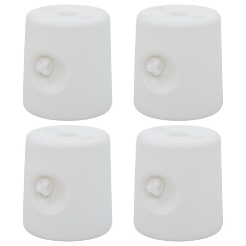 NNEVL Gazebo Weights 4 pcs PE White