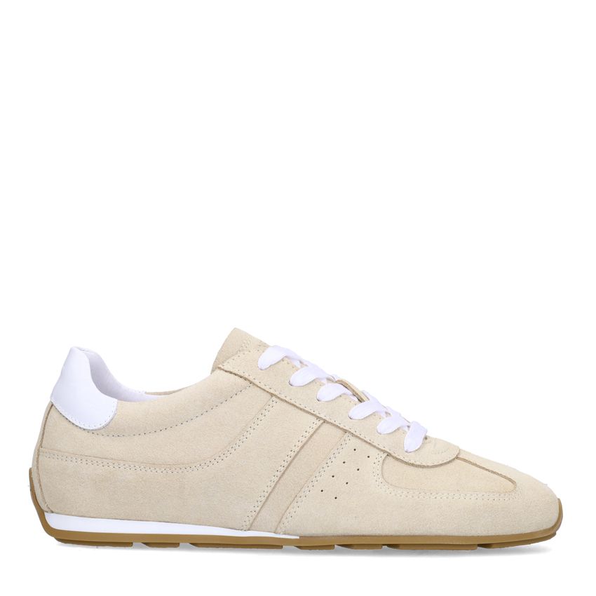 Manfield Taupe suède sneakers