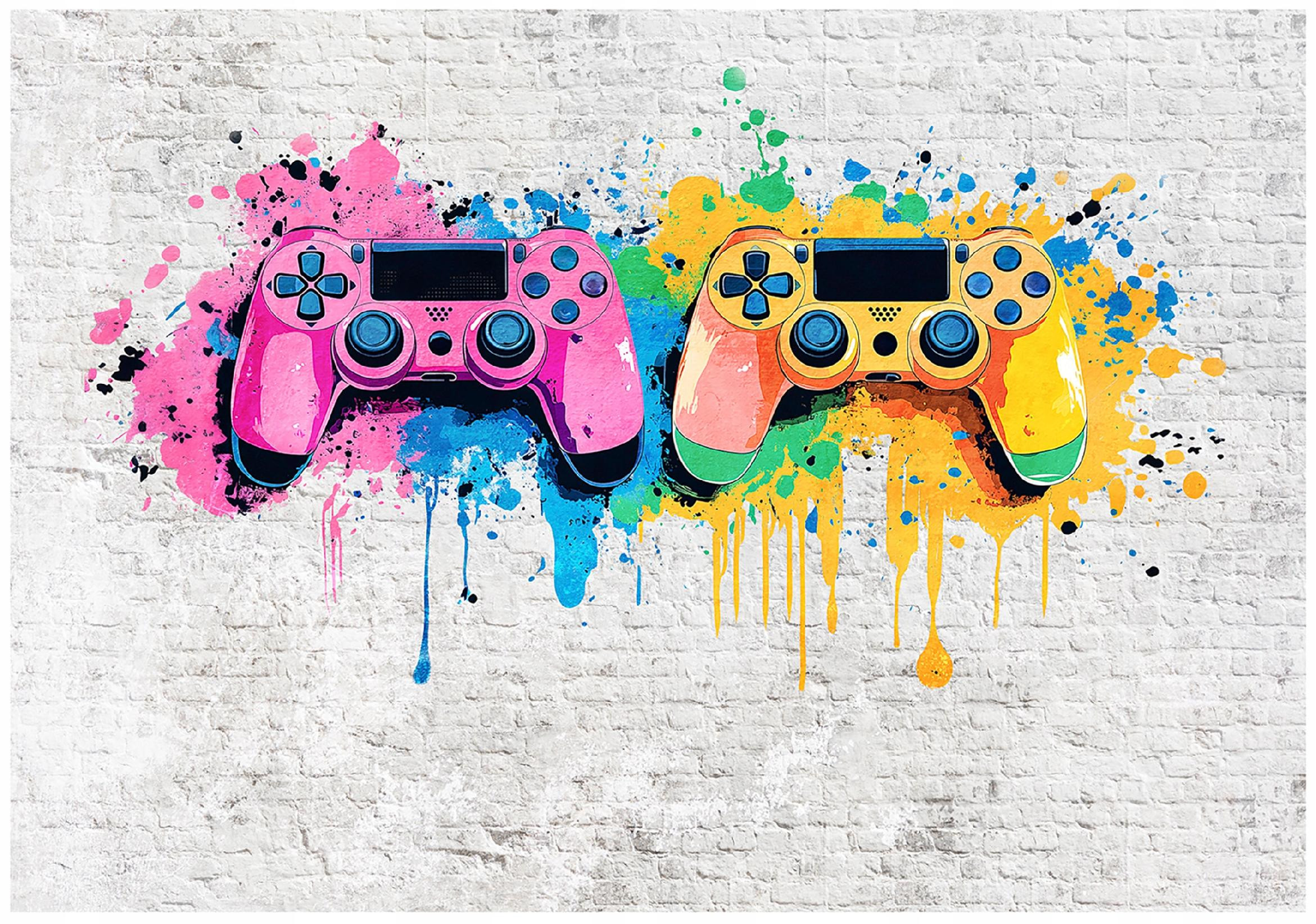 Fototapeta Dla Dzieci Chłopca Pad Gaming Graffiti Tapeta Flizelina 250X175