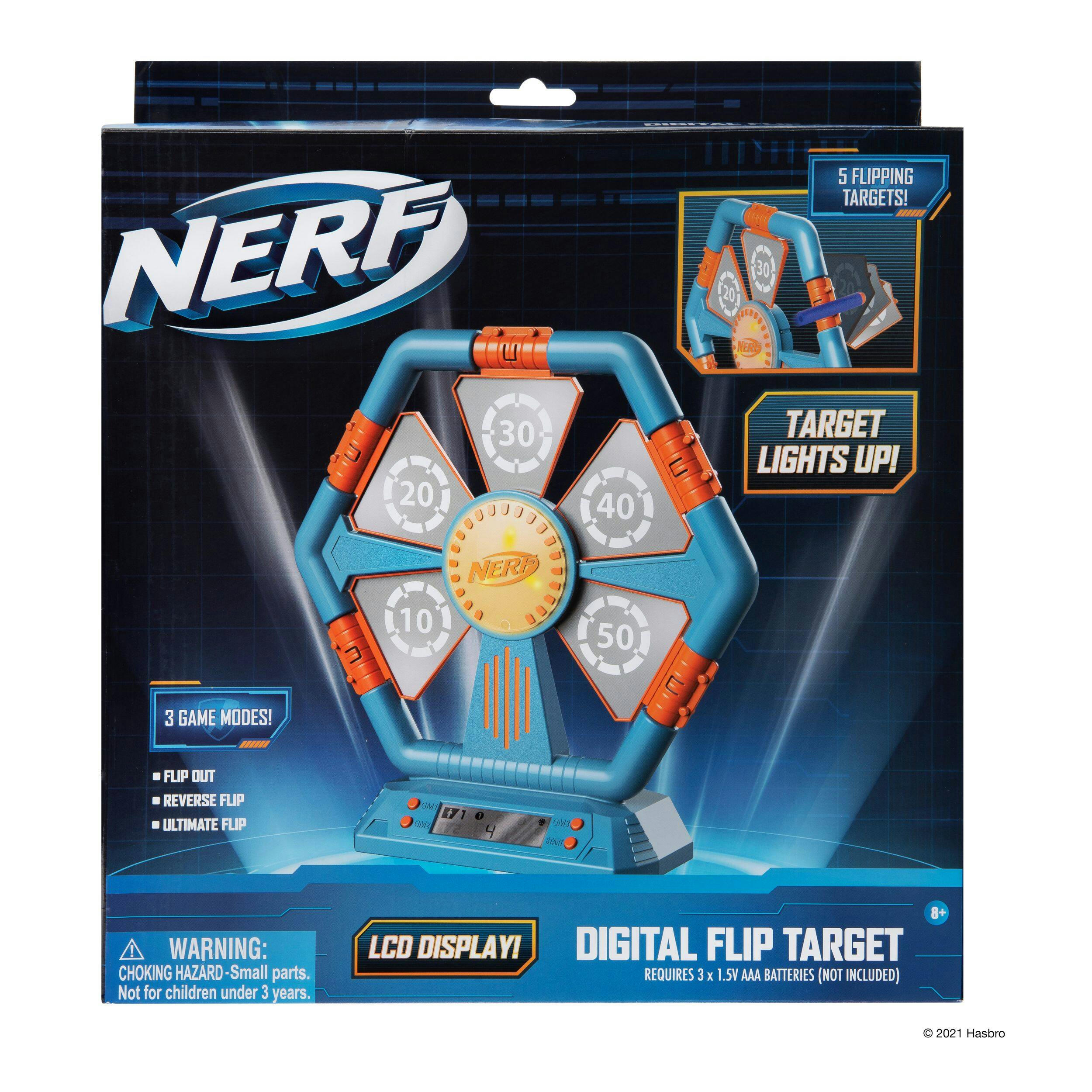 NERF Digital Flip Target, Age 8+