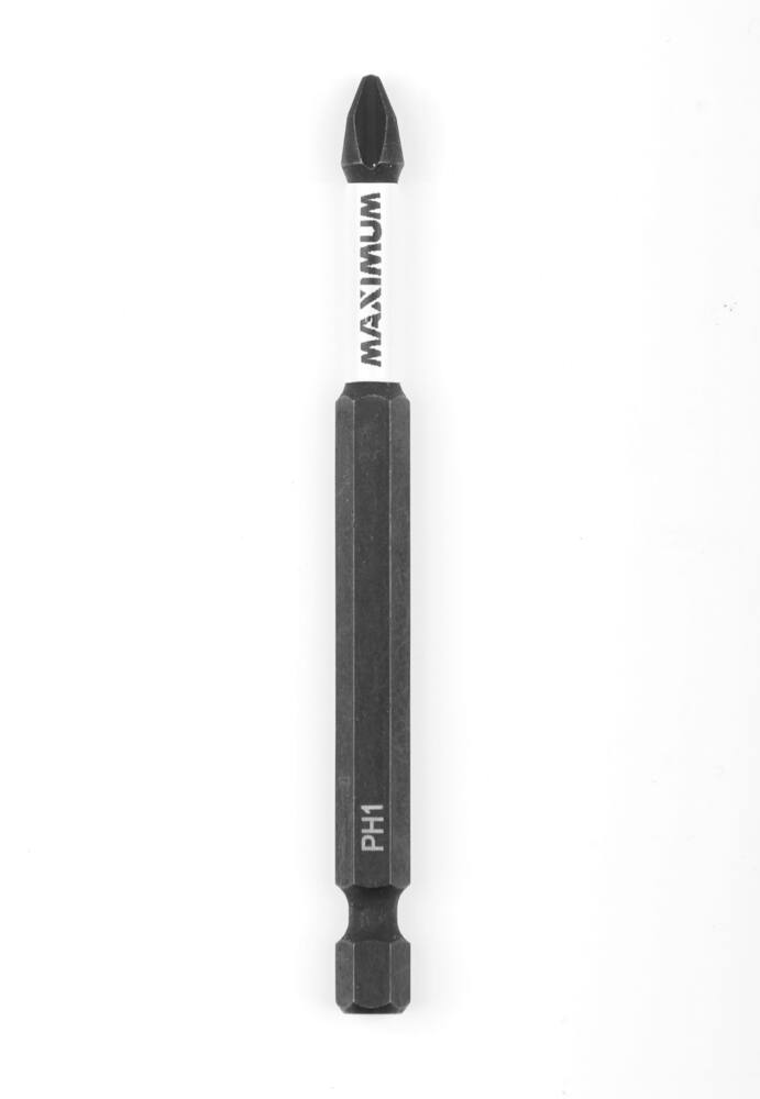 MAXIMUM PH1 Phillips Screwdriver Bit, 3-1/2-in, 1-pk