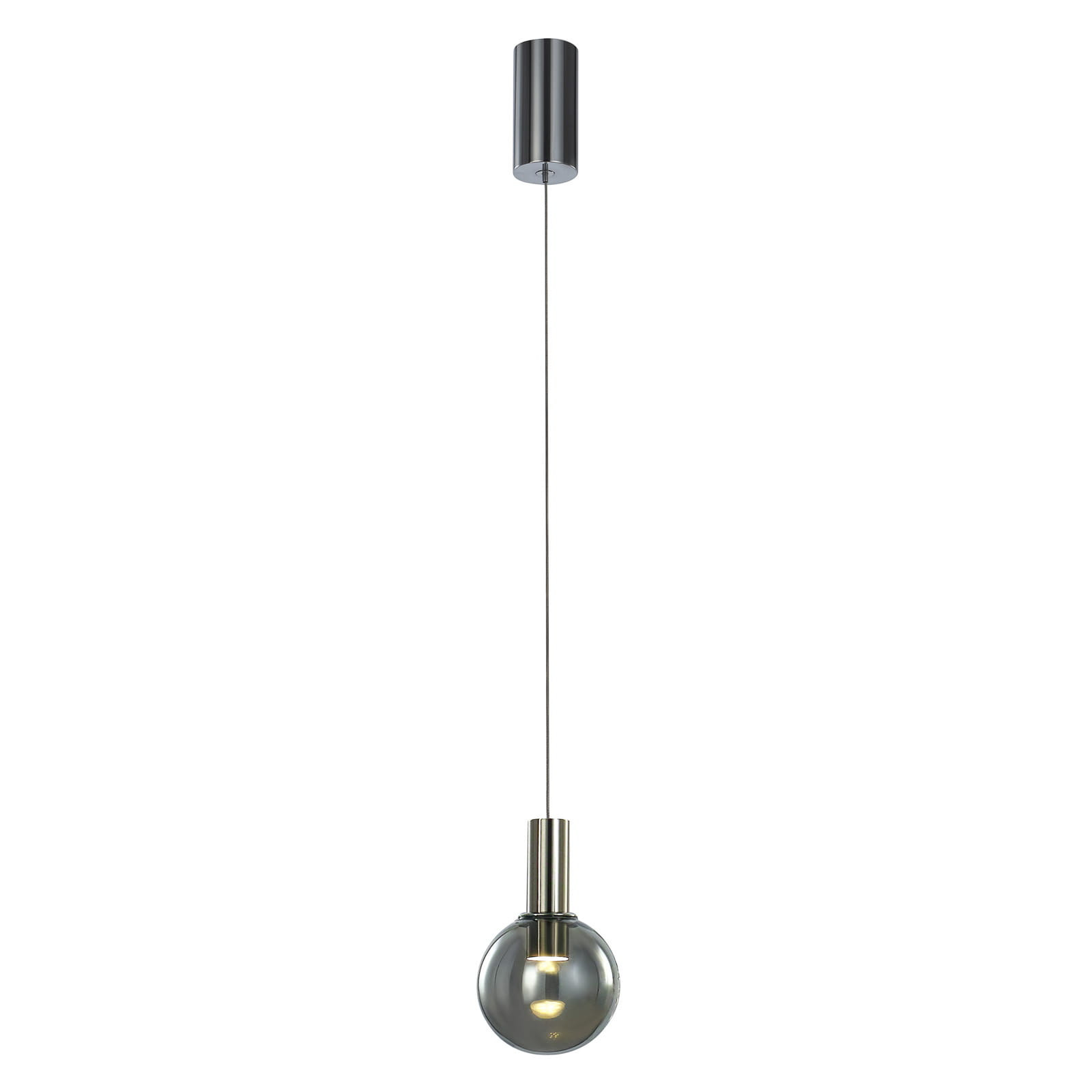 Lampa wisząca Aria chromowana LED 1x6W Ciepła biel 84lm Italux