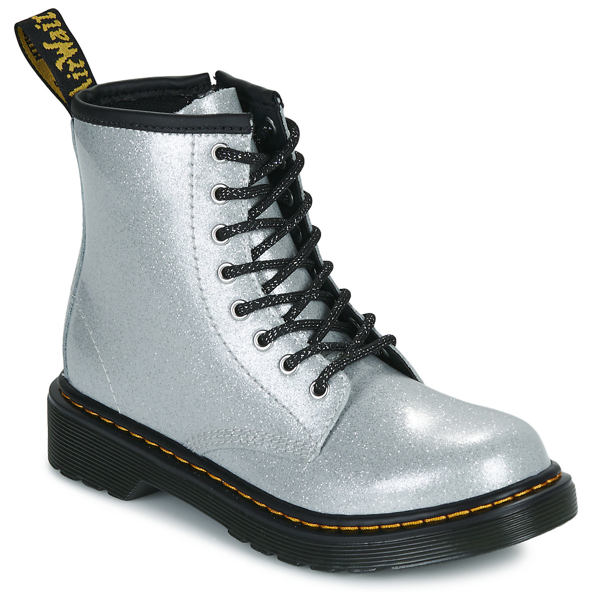 Dr. Martens - 1460 J Silver Nebula Glitter - Silver