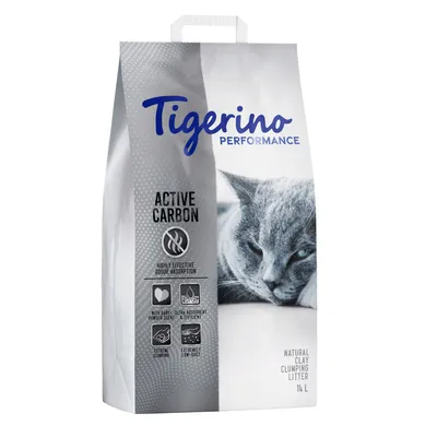 Tigerino Performance Active Carbon Cat Litter – Baby Powder Scent