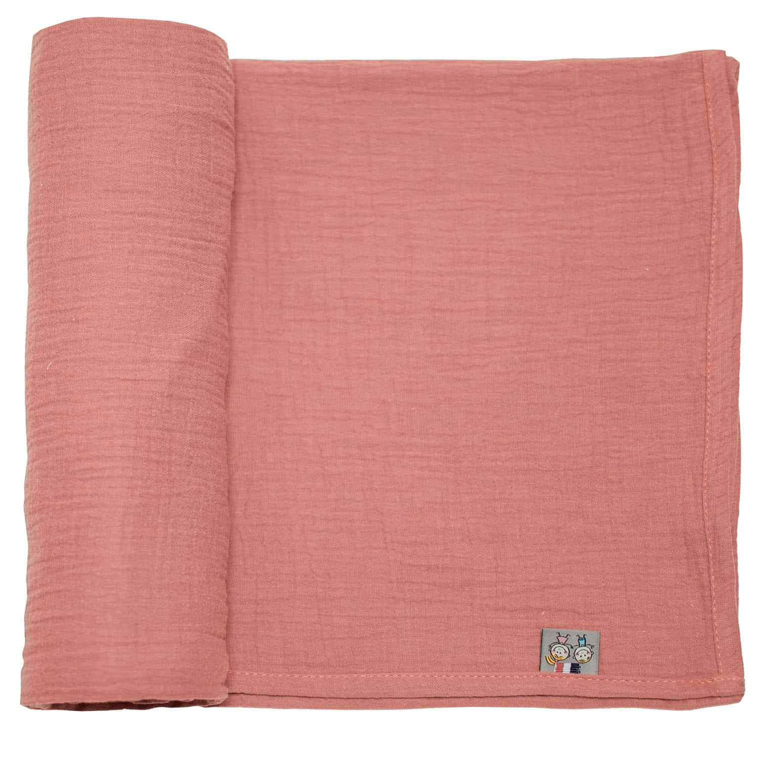 JEANNE - Lange en gaze de coton  H 120 x l 120 cm