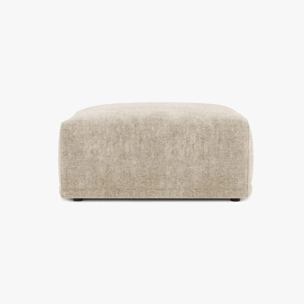 Módulo de sofá pouf bege COTILLARD