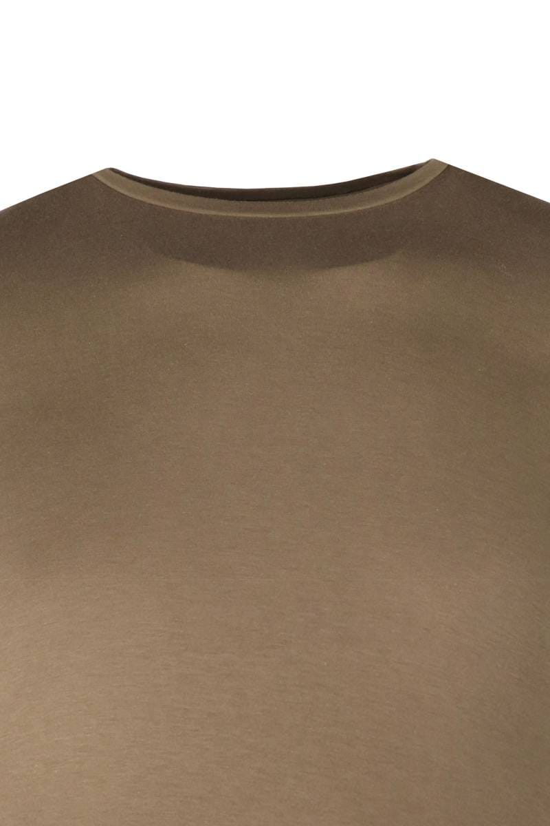ETERNA 1863 Regular Fit T-Shirt Rundhals beige, Einfarbig