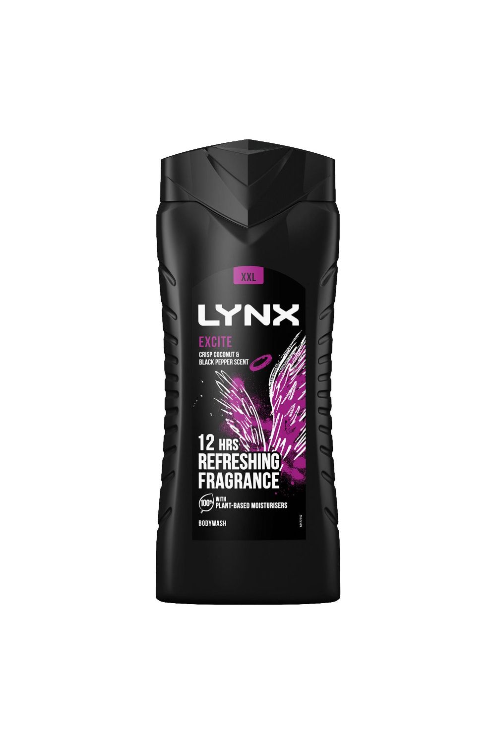 Lynx Excite 12H Fragrance Shower Gel 'Bodywash', 6x 500ml
