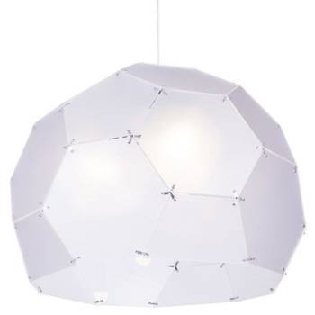 Lampa wisząca DOME półtransparentna 80 cm kopuła