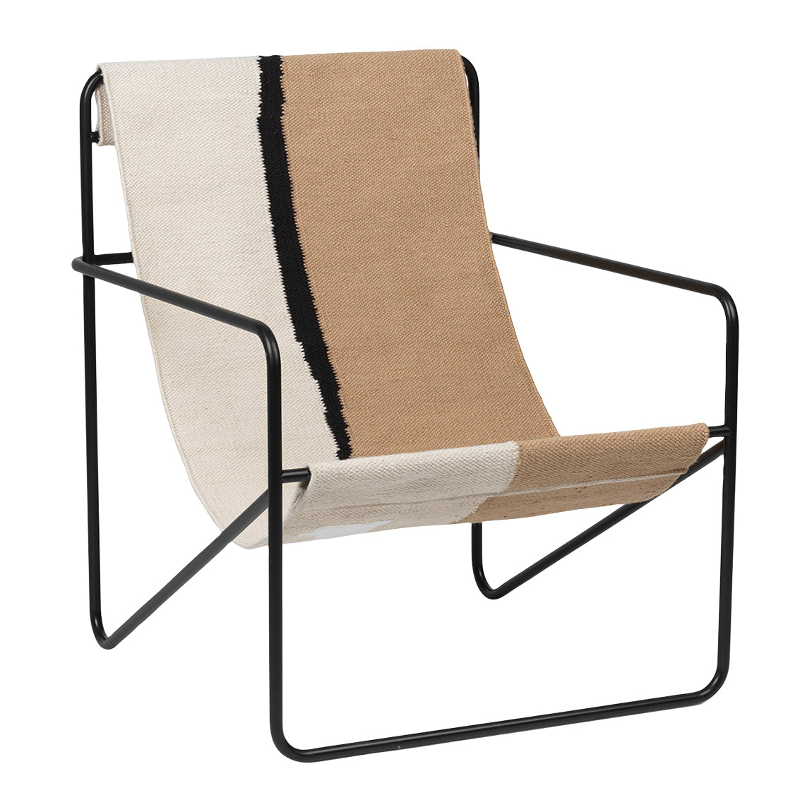 Ferm Living Desert Fauteuil - Zwart / Soil
