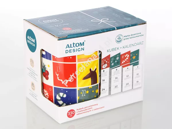Kubek 330 ml Altom Design - Z kalendarzem adwentowym A 07.CHR.2656